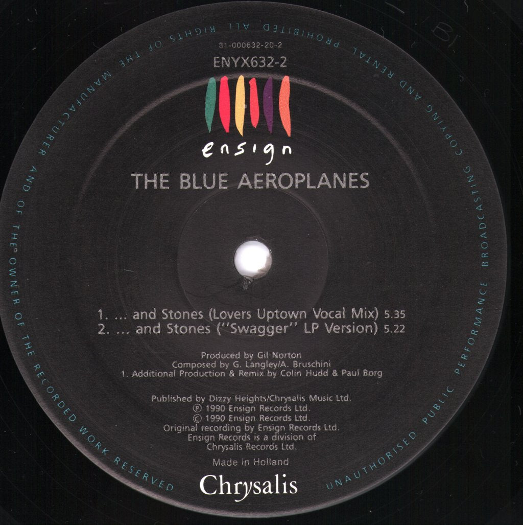 Blue Aeroplanes - And Stones - 12 Inch