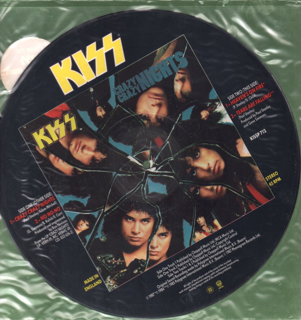 Kiss - Crazy Crazy Nights - 12 Inch