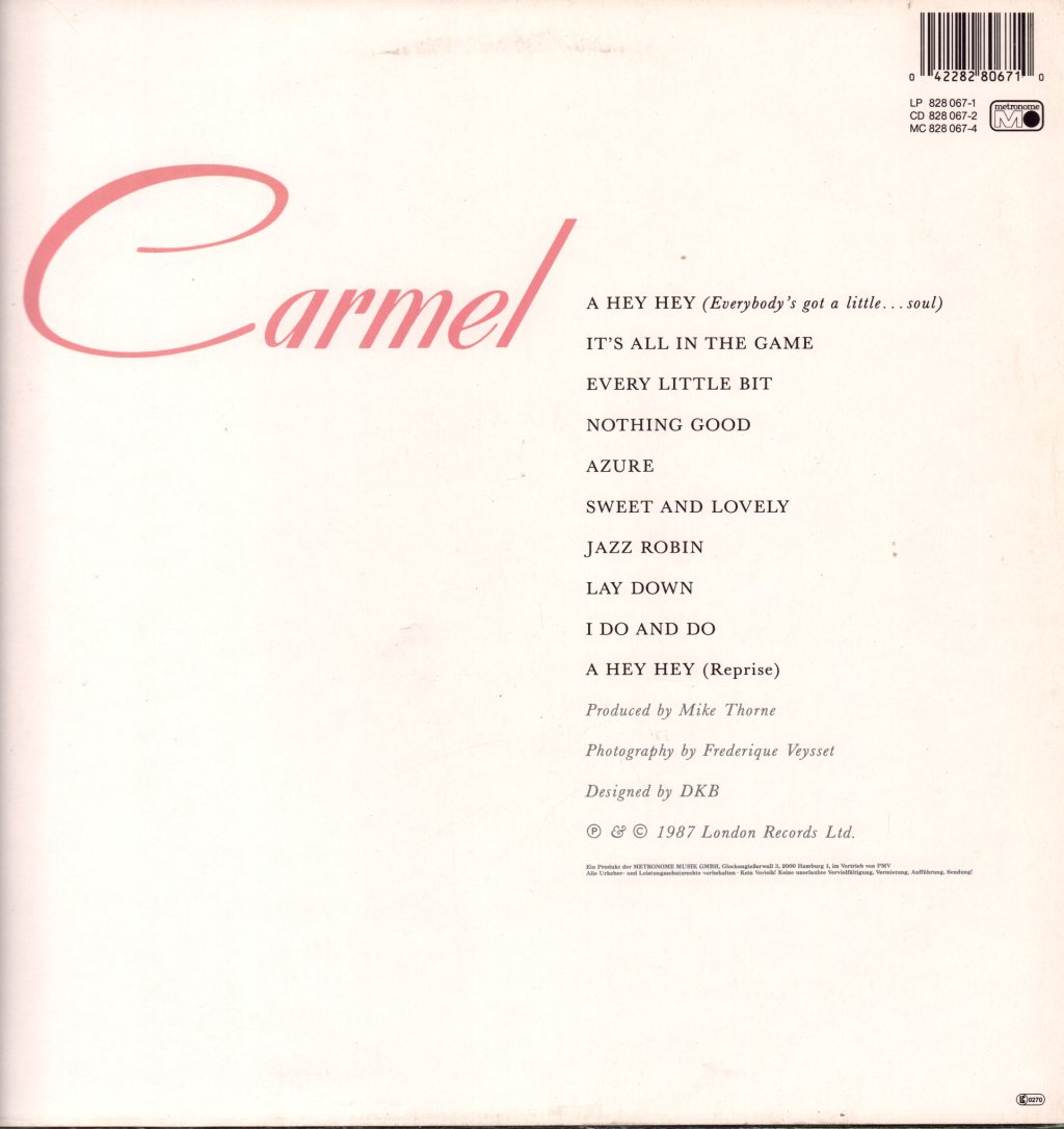 Carmel - Everybody's Got A Little...Soul - Lp