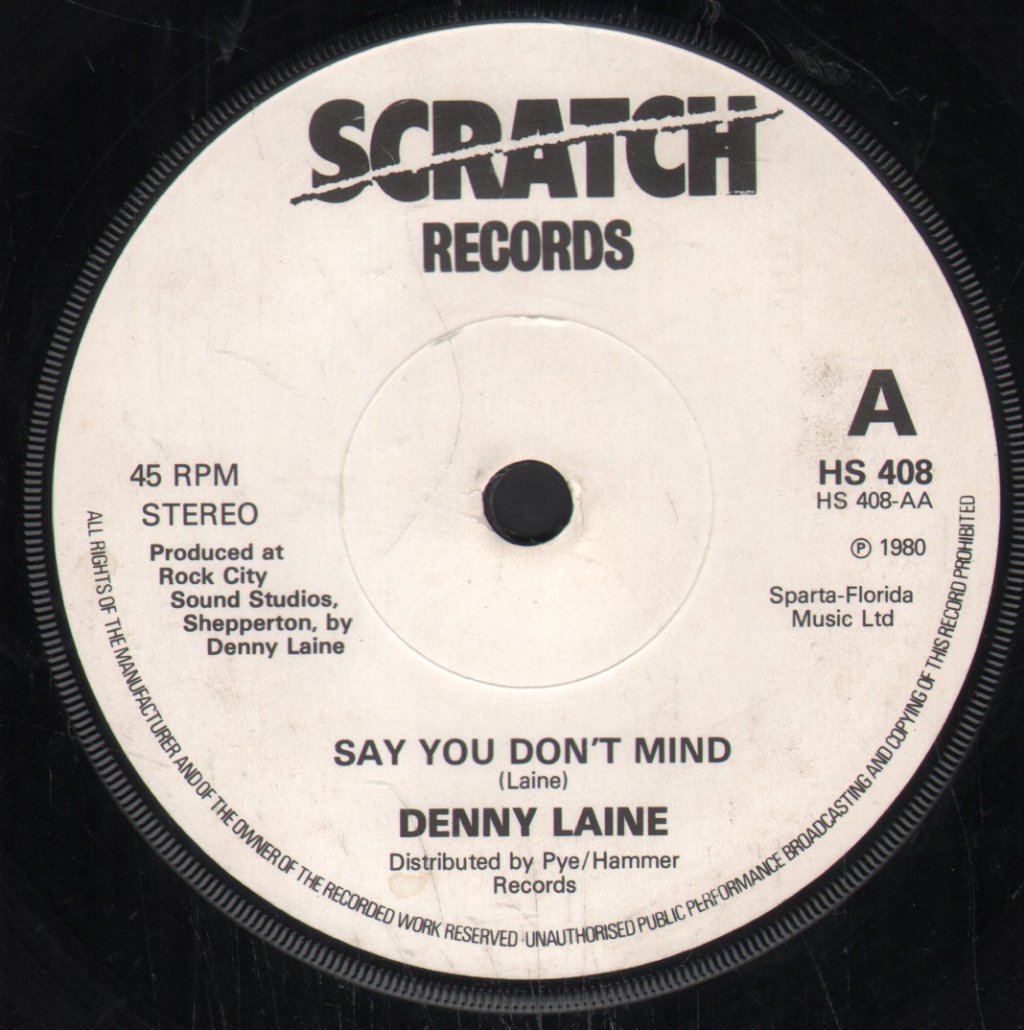Denny Laine - Go Now - 7 Inch