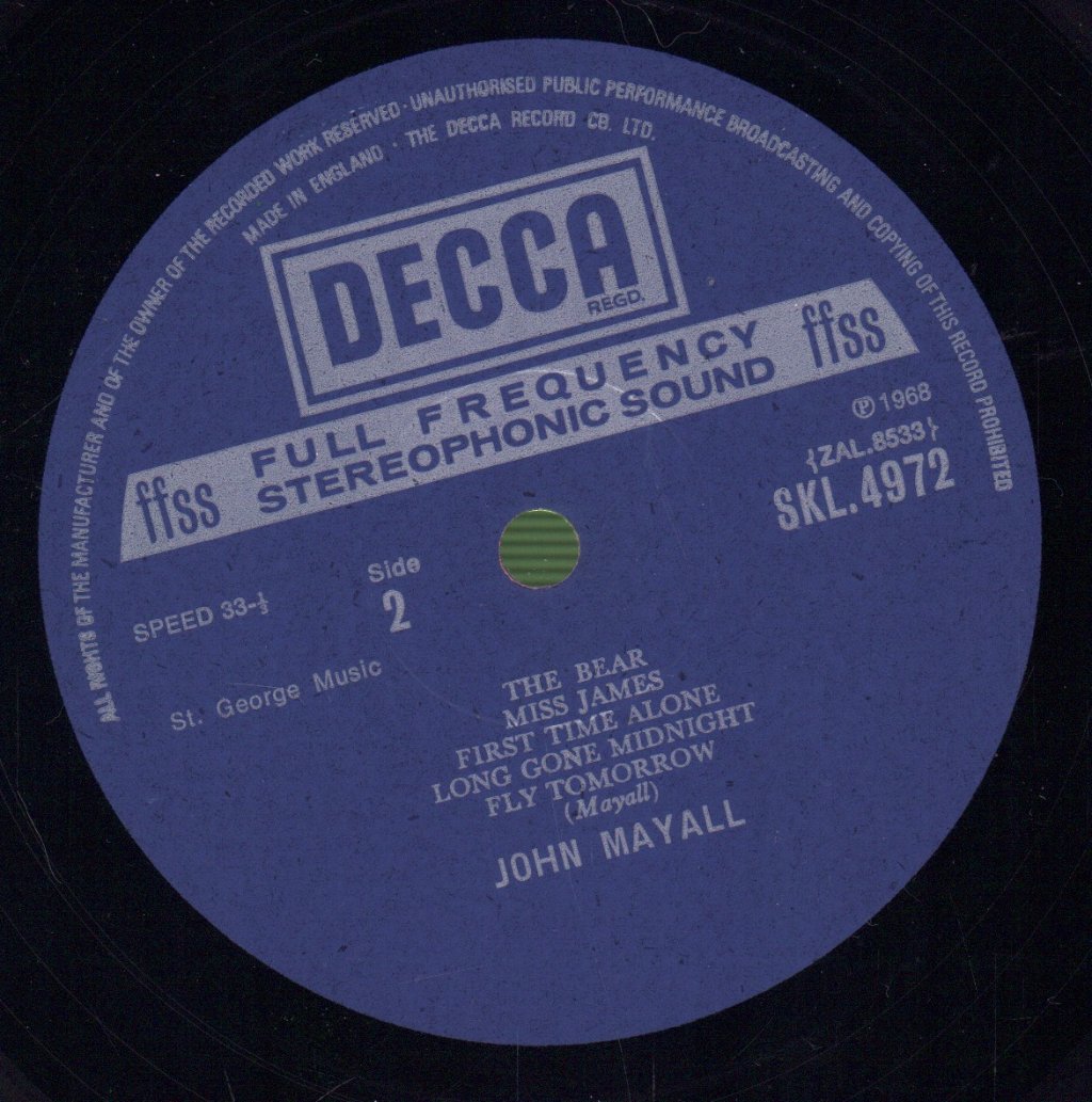 John Mayall - Blues From Laurel Canyon - Lp