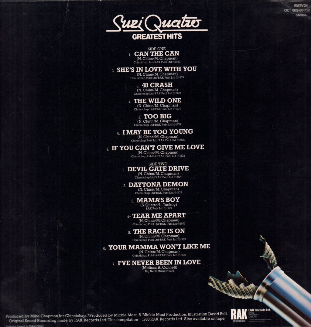 Suzi Quatro - Greatest Hits - Lp