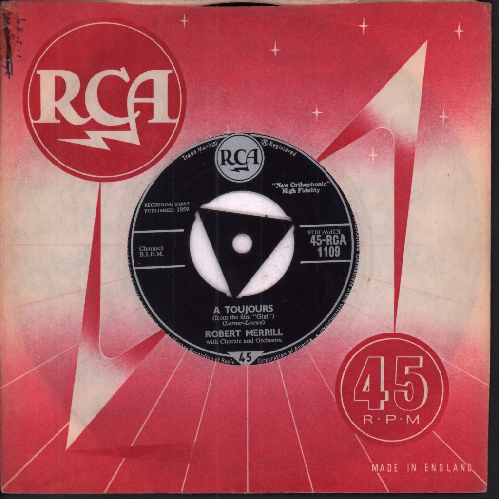 Robert Merrill - Gigi - 7 Inch