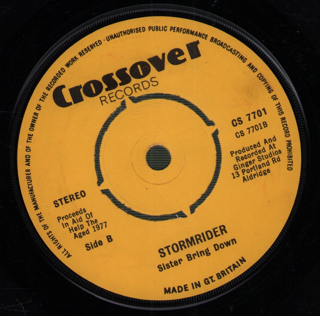 Stormrider - Mr Supercool - 7 Inch