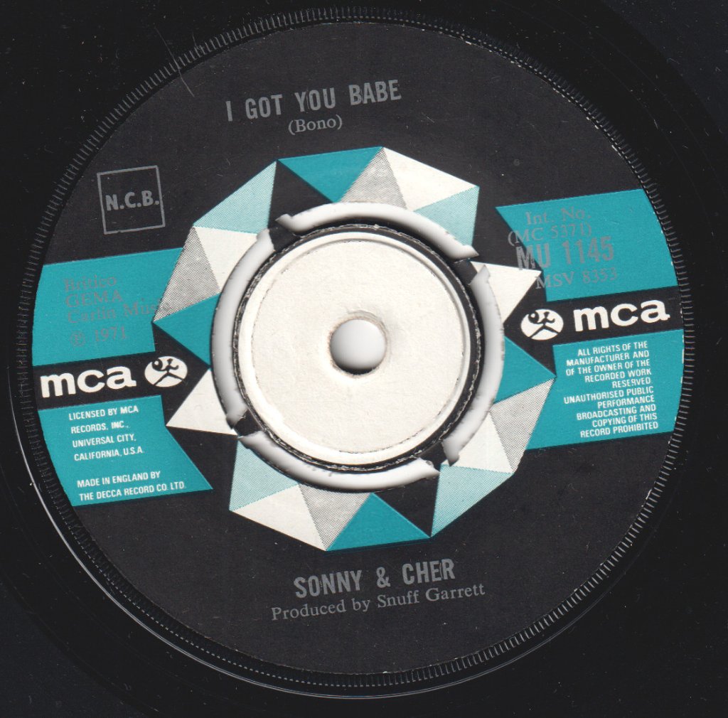 Sonny And Cher - I Got You Babe - 7 Inch