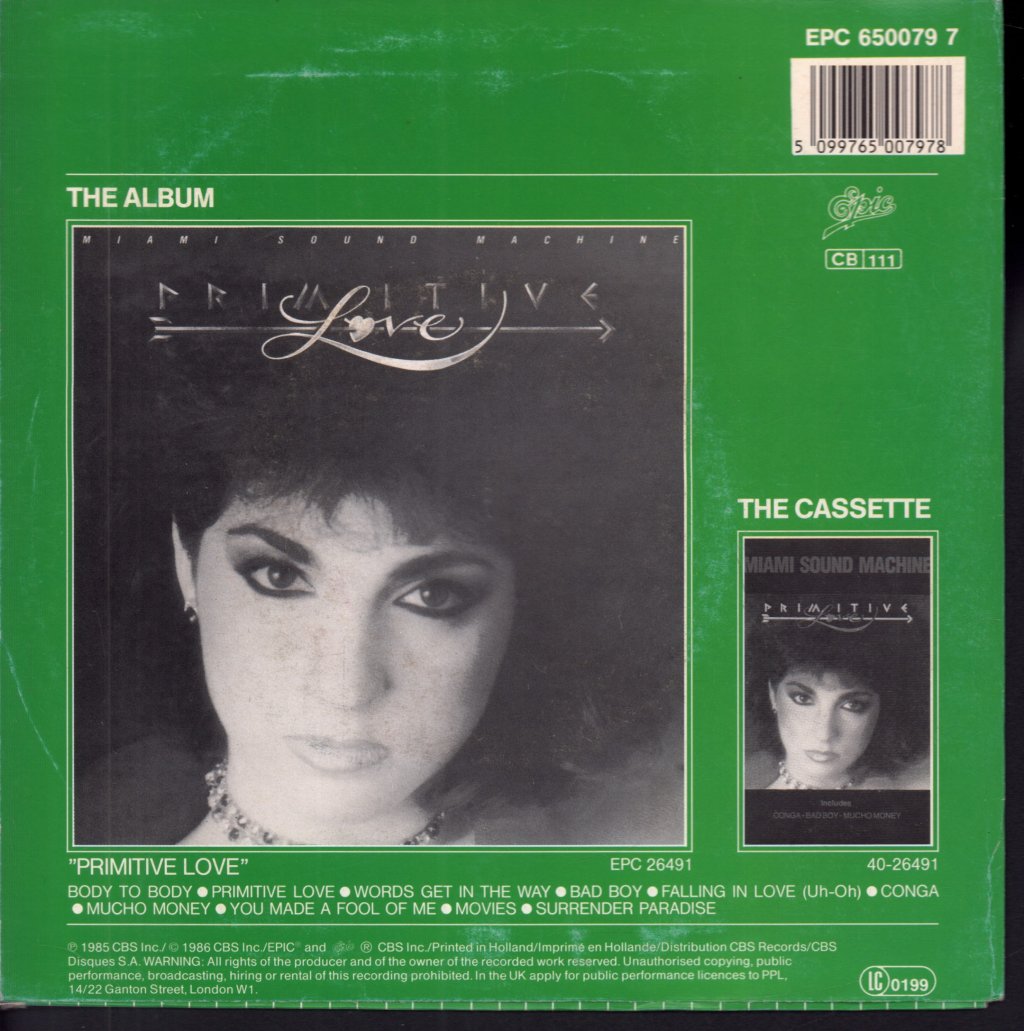 Miami Sound Machine - Words Get In The Way - 7 Inch