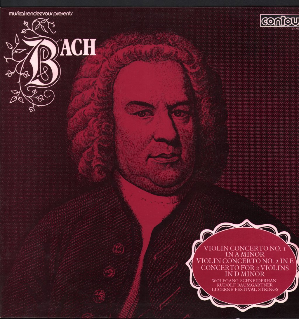 Wolfgang Schneiderhan - Bach - Violin Concerto No1 In A Minor - Lp