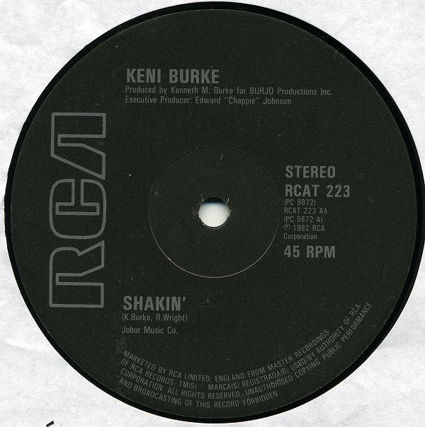 Keni Burke - Shakin' - 12 Inch