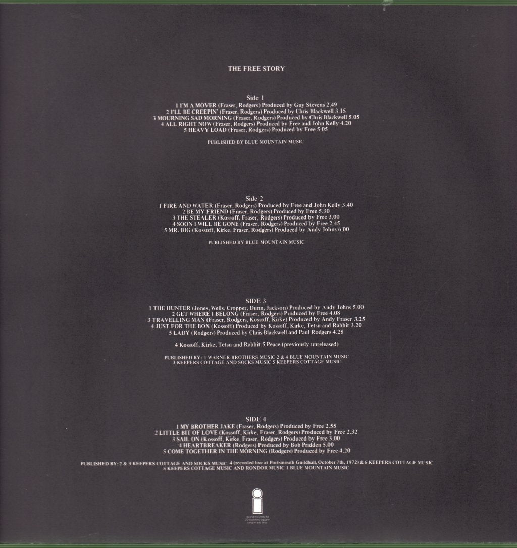 Free - Free Story - Double Lp