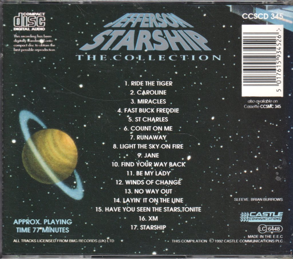 Jefferson Starship - Collection - Cd