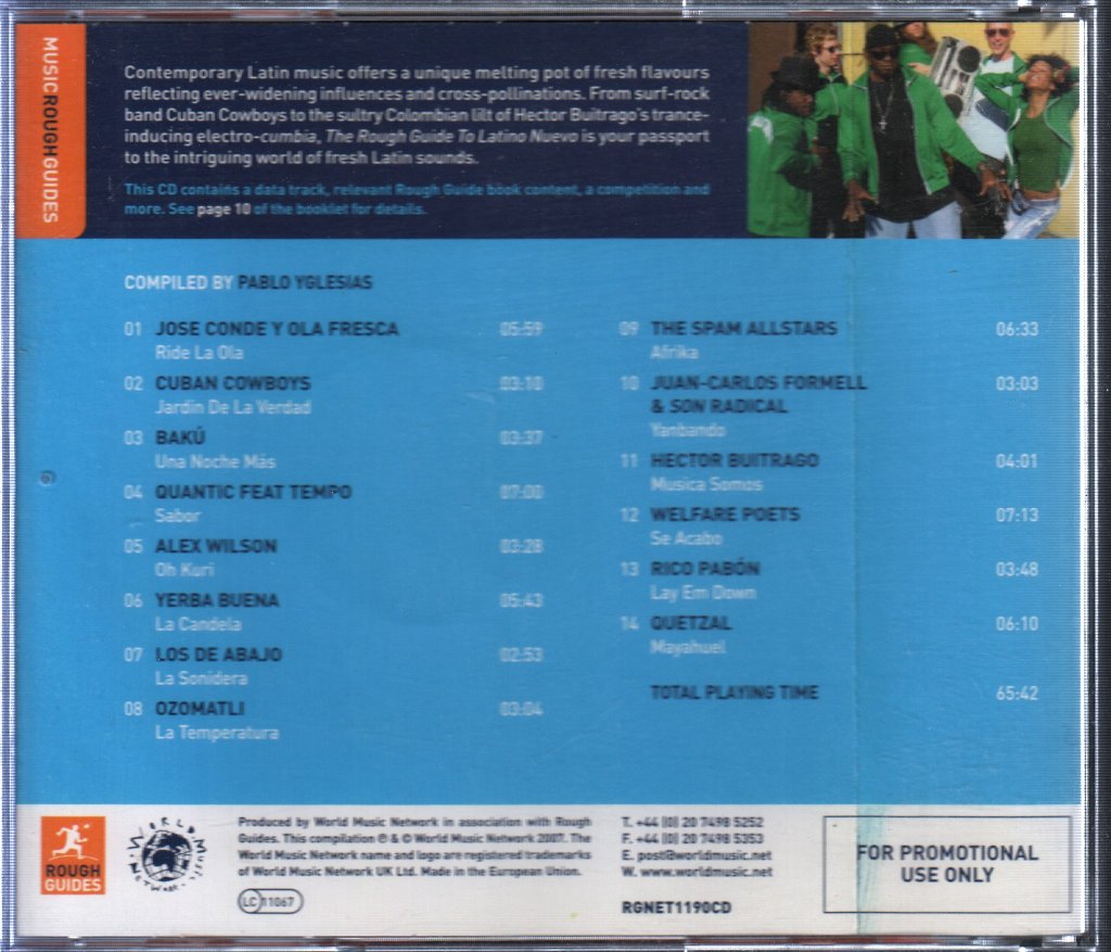 Various Artists - Rough Guide To Latino Nuevo - Cd