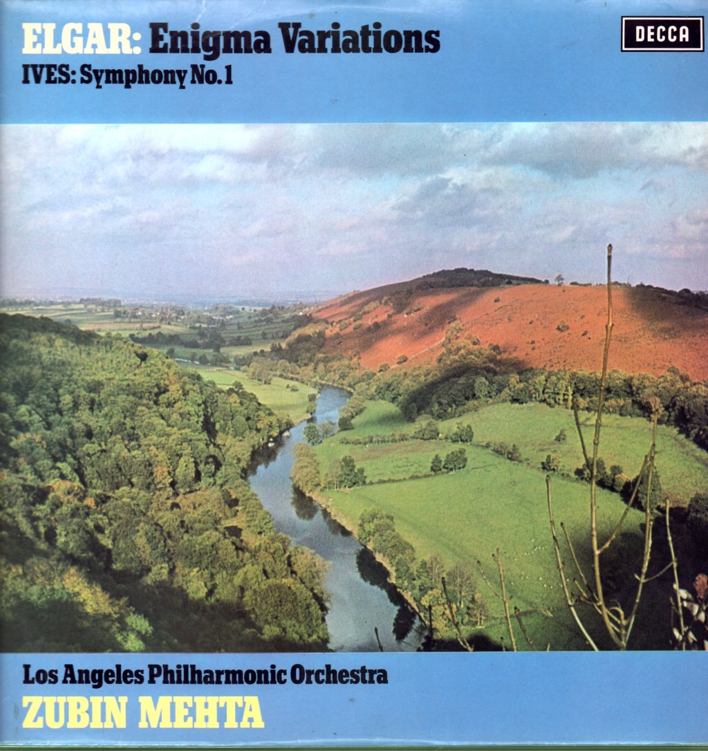 Charles Ives / Edward Elgar - Symphony No. 1 / Enigma Variations - Lp