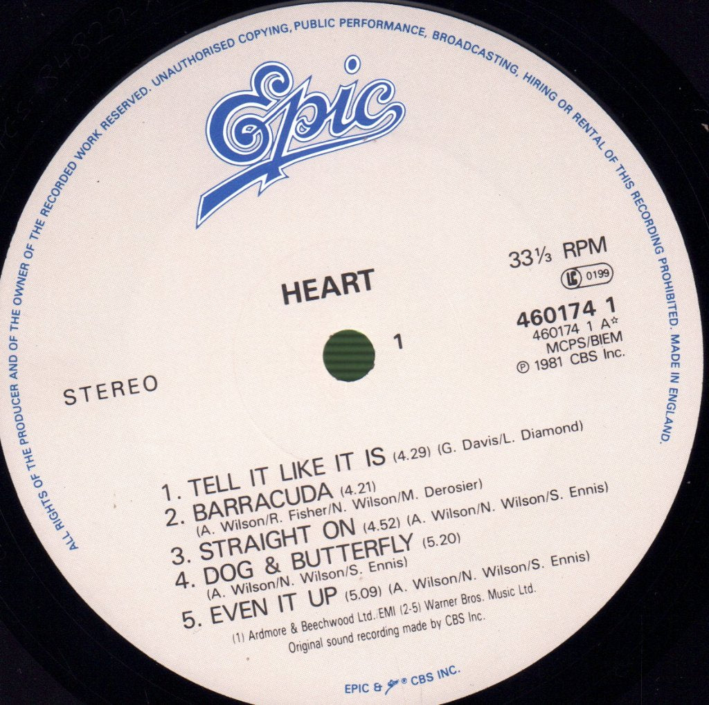 Heart - Heart - Lp