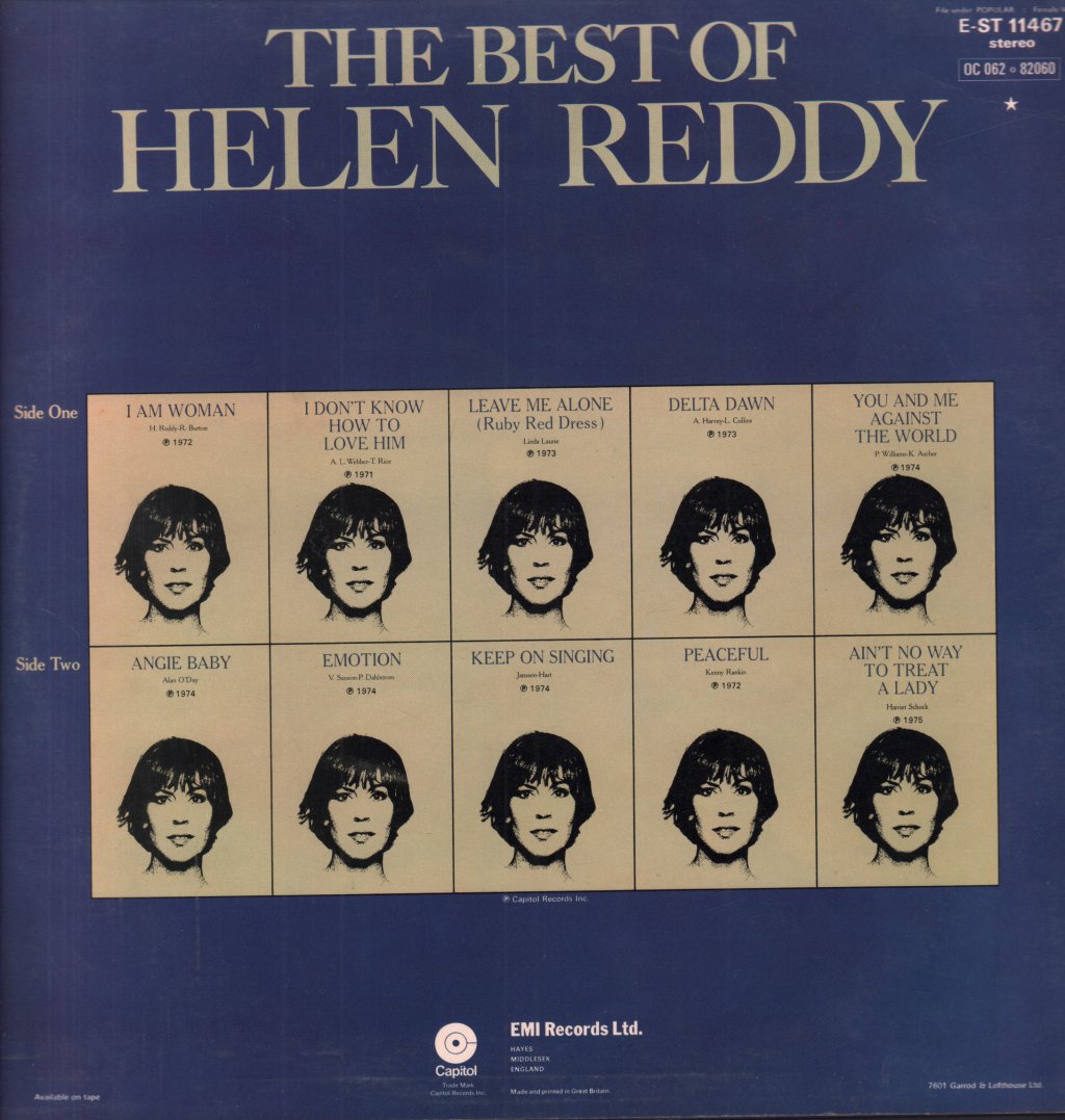 Helen Reddy - Best Of - Lp