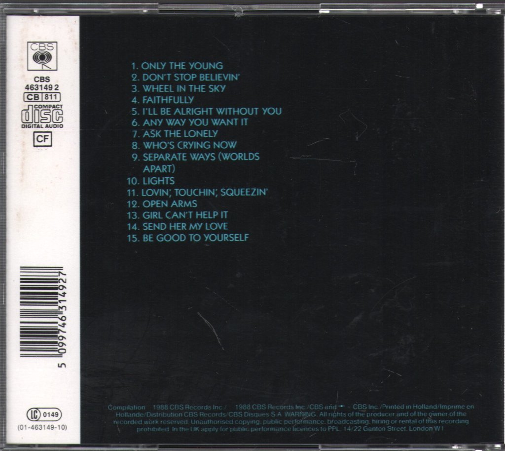 Journey - Greatest Hits - Cd