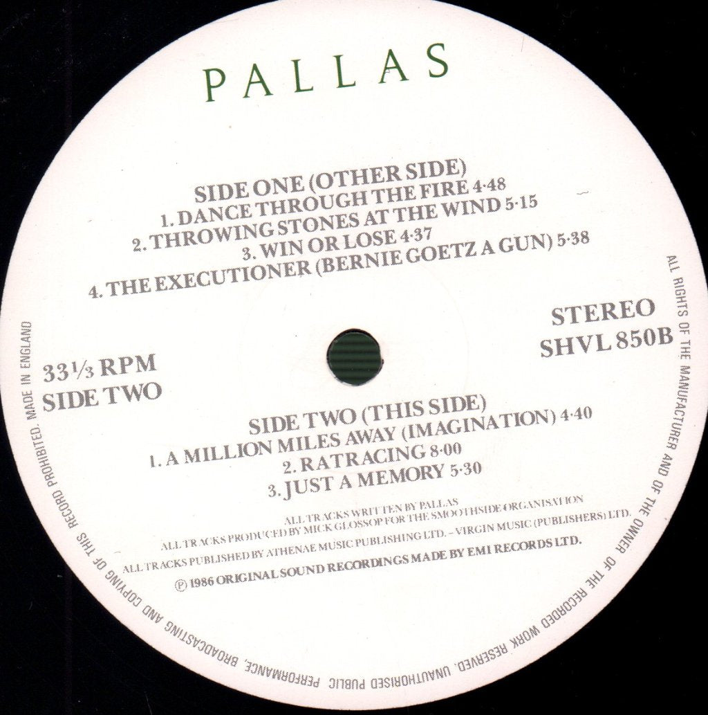 Pallas - Wedge - Lp