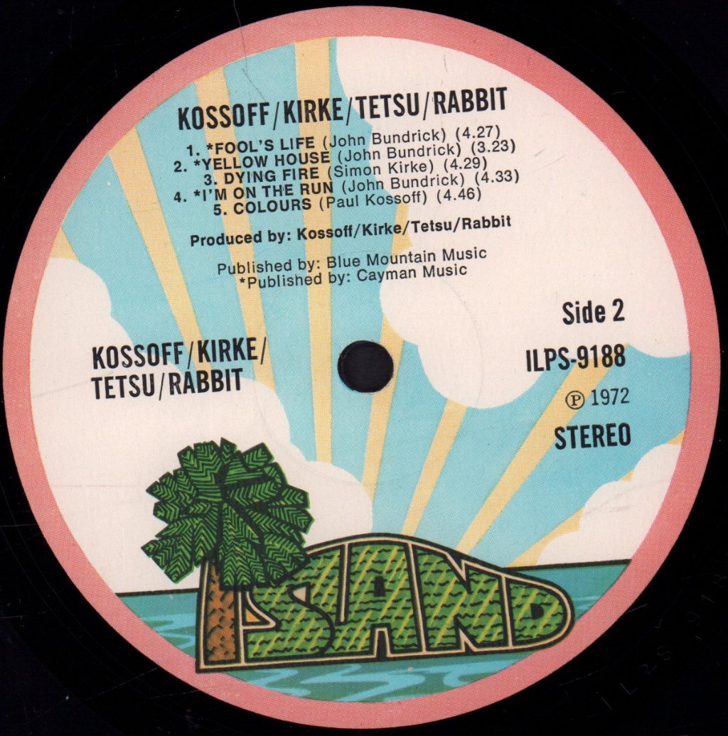 Kossoff Kirke Tetsu Rabbit - Kossoff Kirke Tetsu Rabbit - Lp