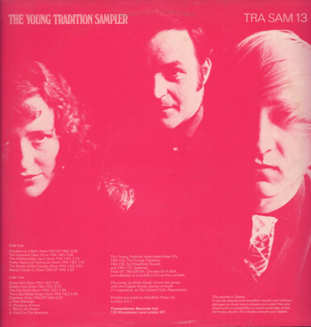 Young Tradition (Folk Group) - Sampler - Lp