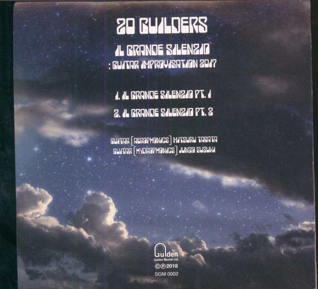 20 Guilders - Il Grande Silenzio: Guitar Improvisation 2017 - Cd