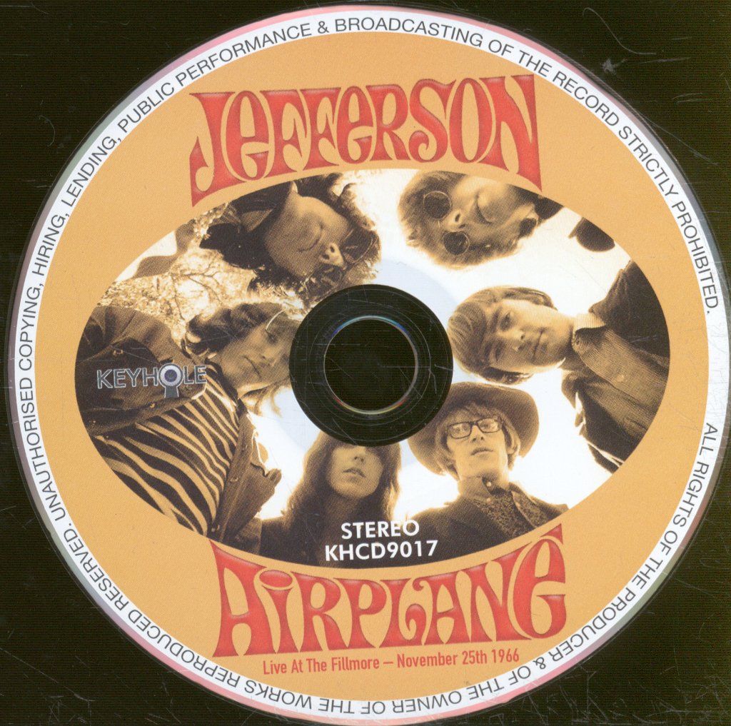 Jefferson Airplane - Live at the Fillmore - November 25th 1966 - Cd