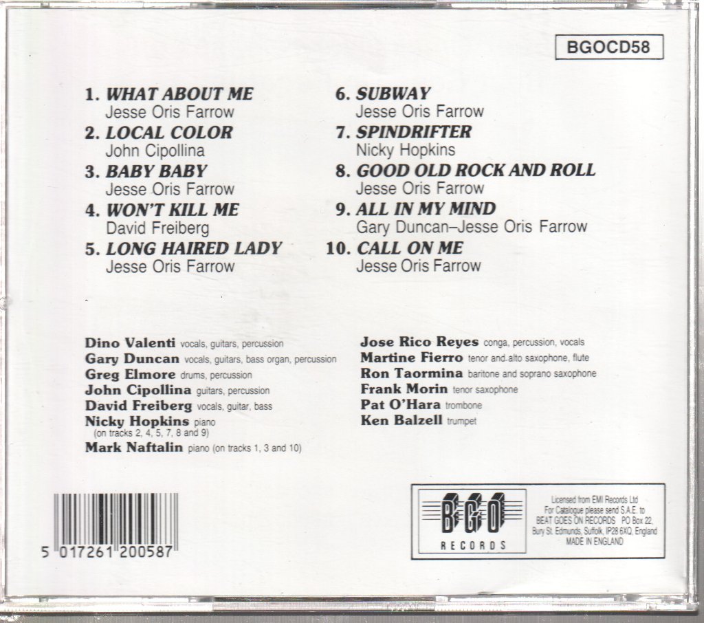 Quicksilver Messenger Service - What About Me - Cd