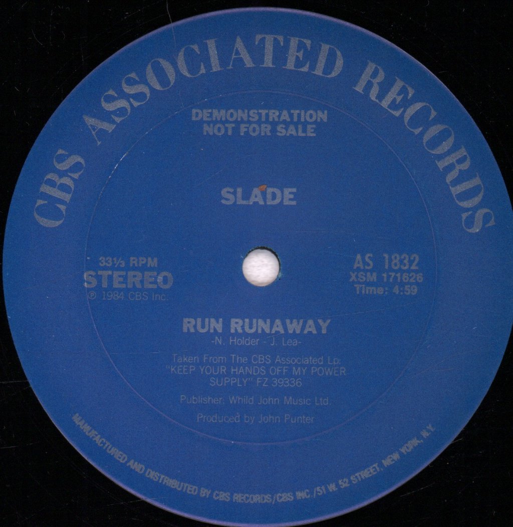 Slade - Run Runaway - 12 Inch