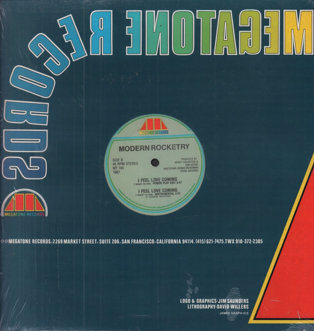 Modern Rocketry - I Feel Love Coming - 12 Inch