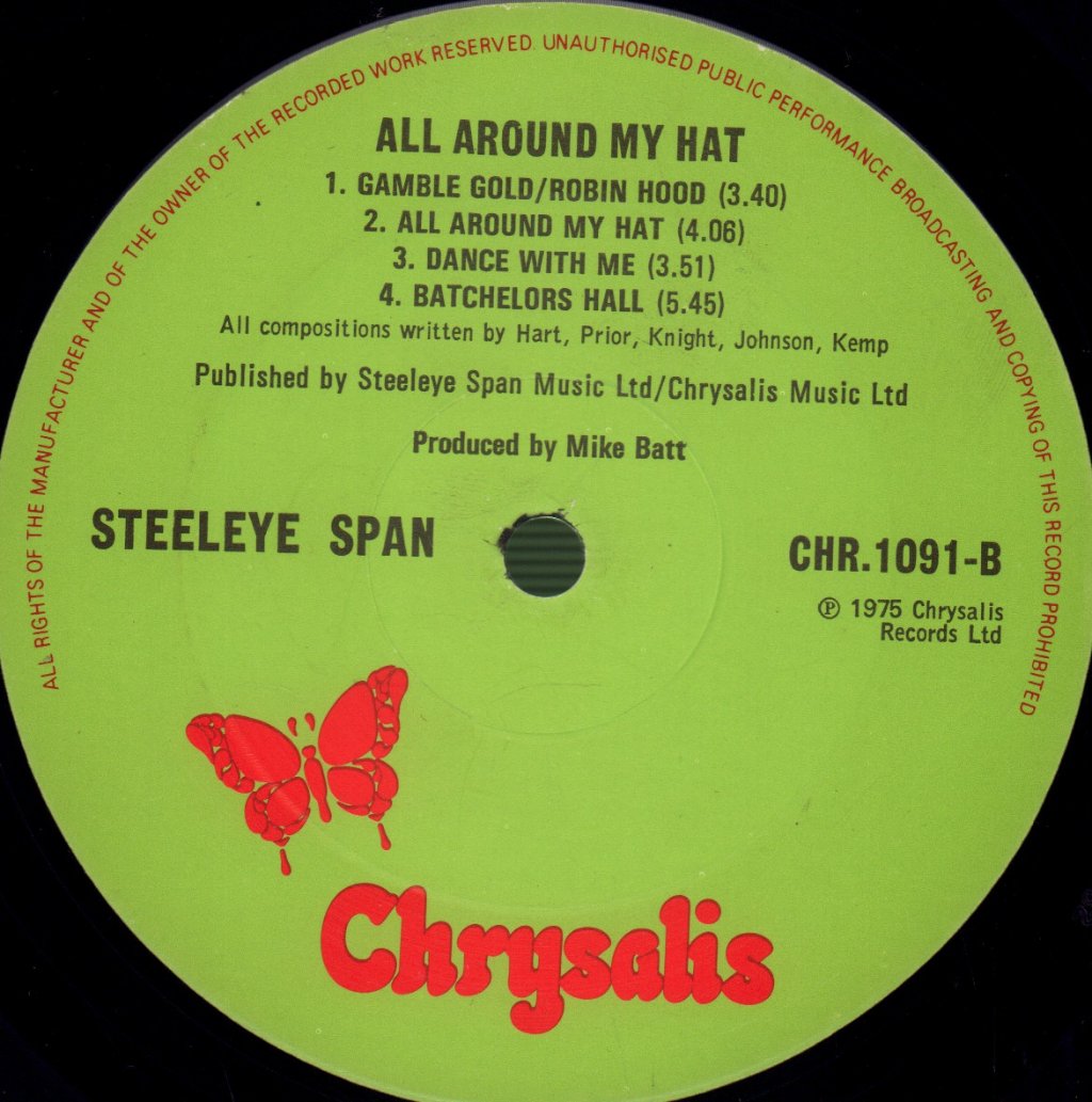 Steeleye Span - All Around My Hat - Lp