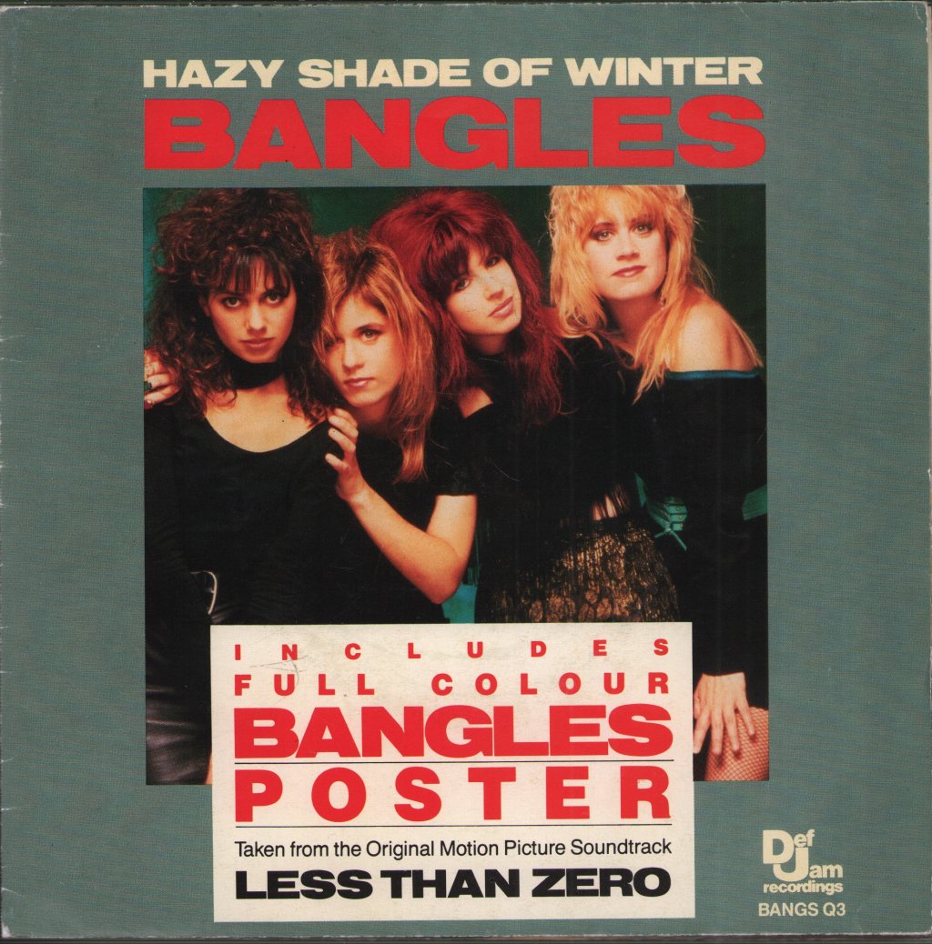 Bangles / Joan Jett And The Blackhearts - Hazy Shade Of Winter/She's Lost You - 7 Inch
