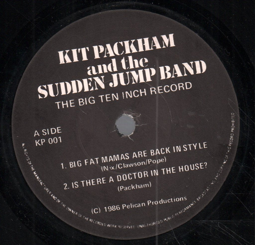 Kit Packham And The Sudden Jump Band - Big Ten Inch Record - 7 Inch