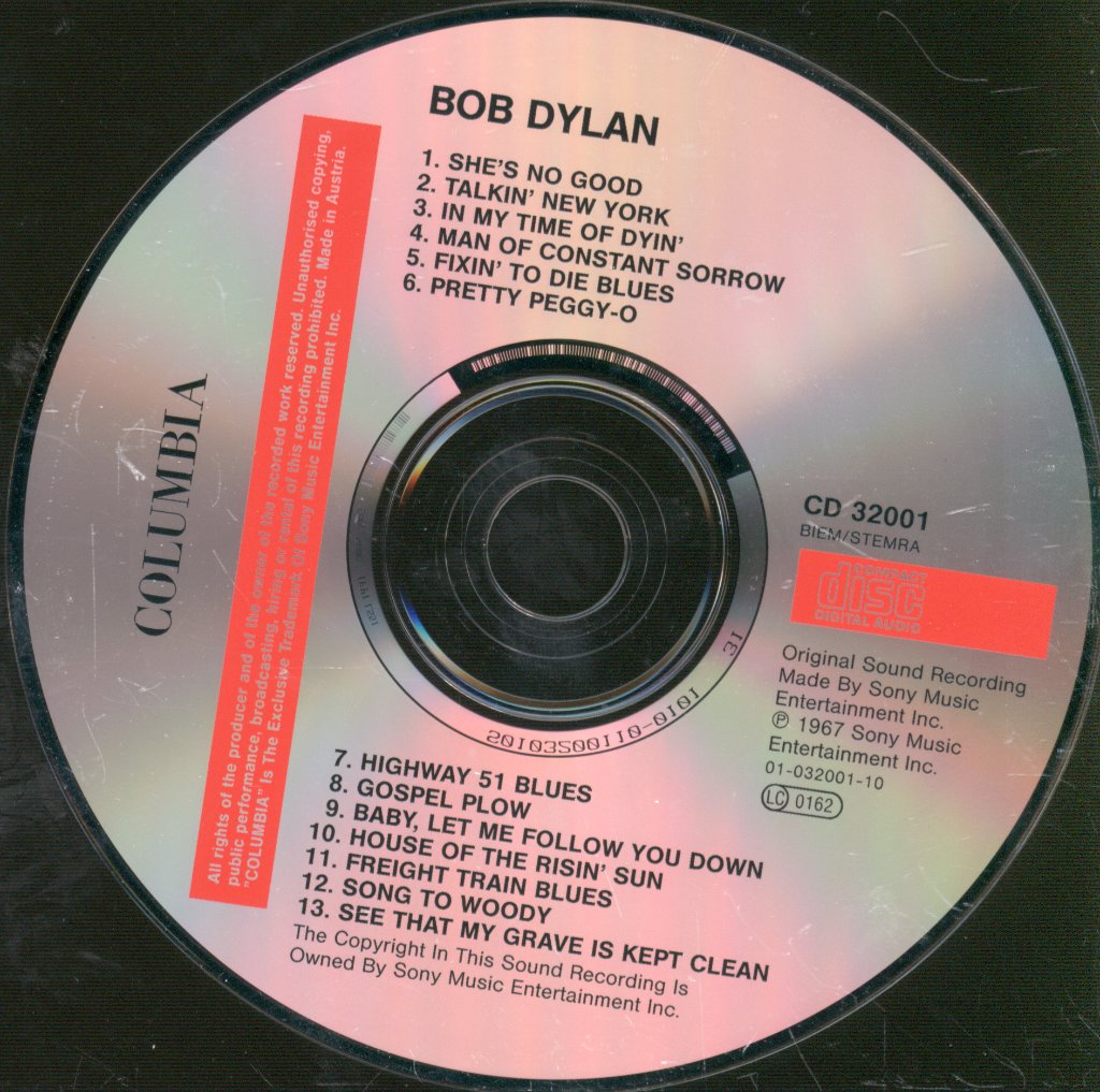 Bob Dylan - Bob Dylan - Cd