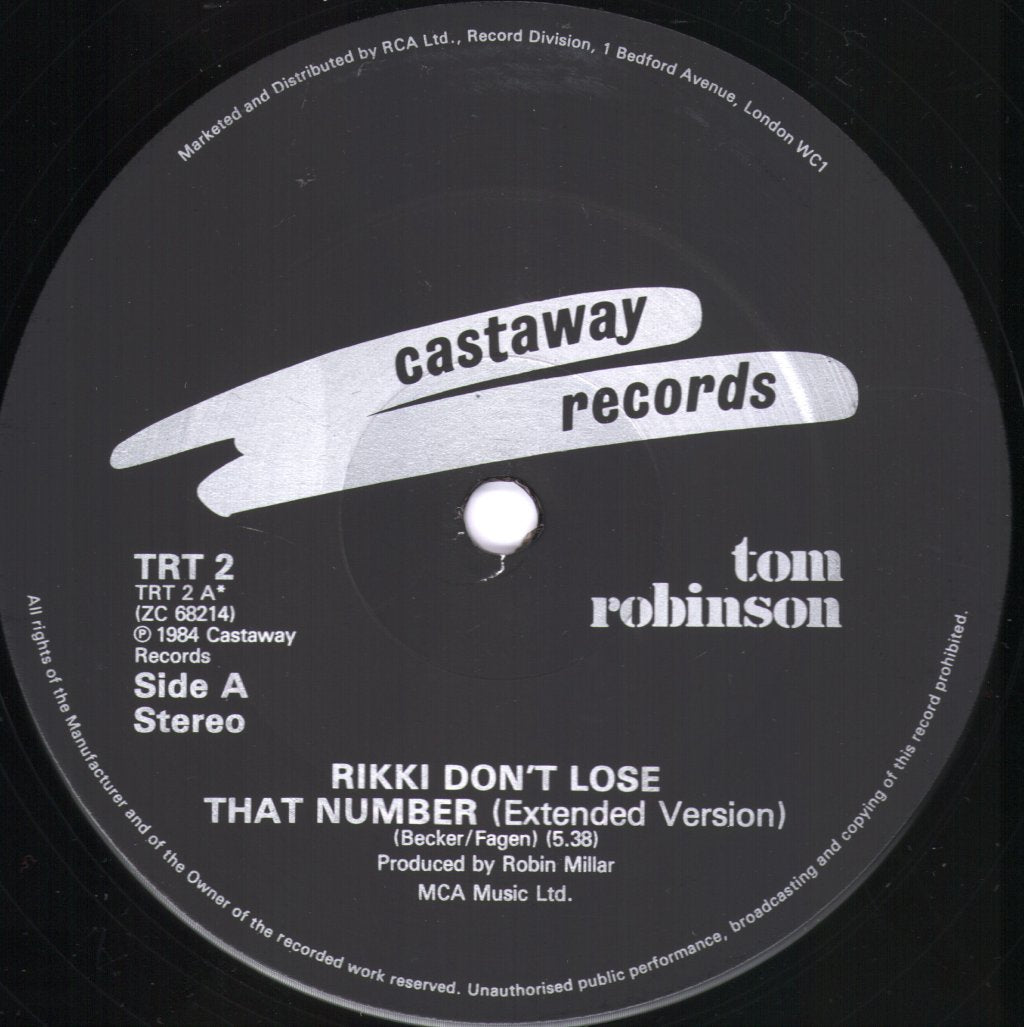 Tom Robinson - Rikki Don't Lose That Number - 12 Inch