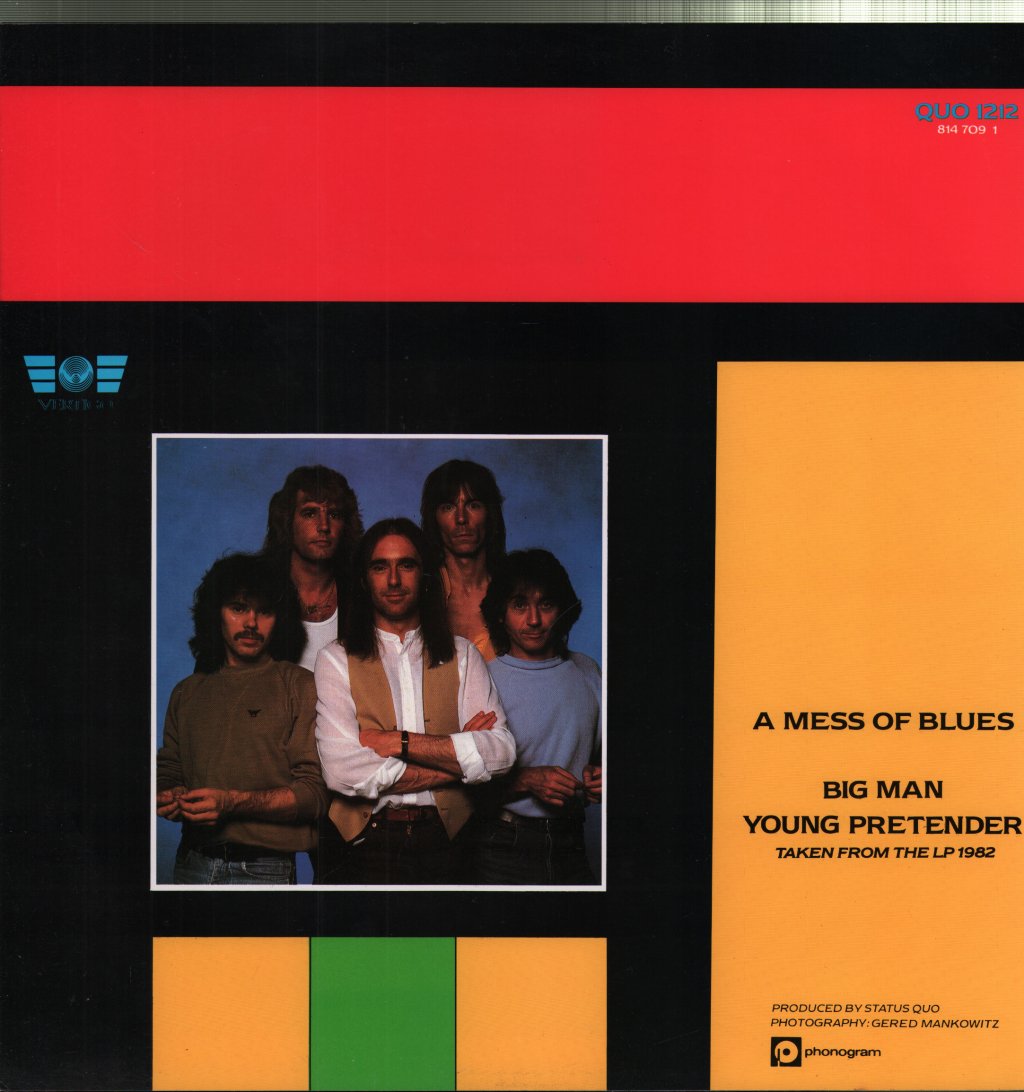 Status Quo - A Mess Of Blues - 12 Inch