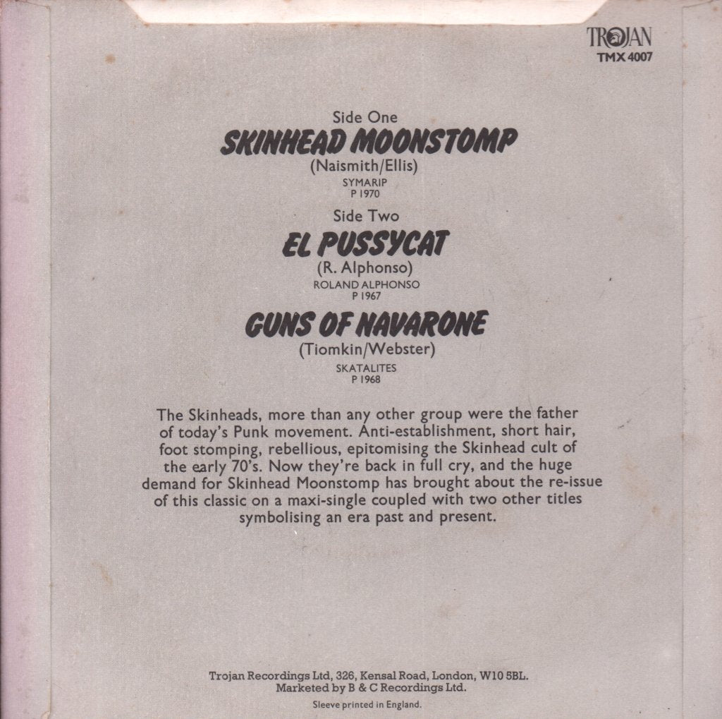 Symarip - Skinhead Moonstomp - 7 Inch