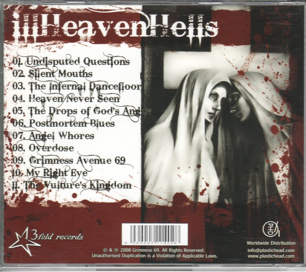 Grimness 69 - IllHeavenHells - Cd
