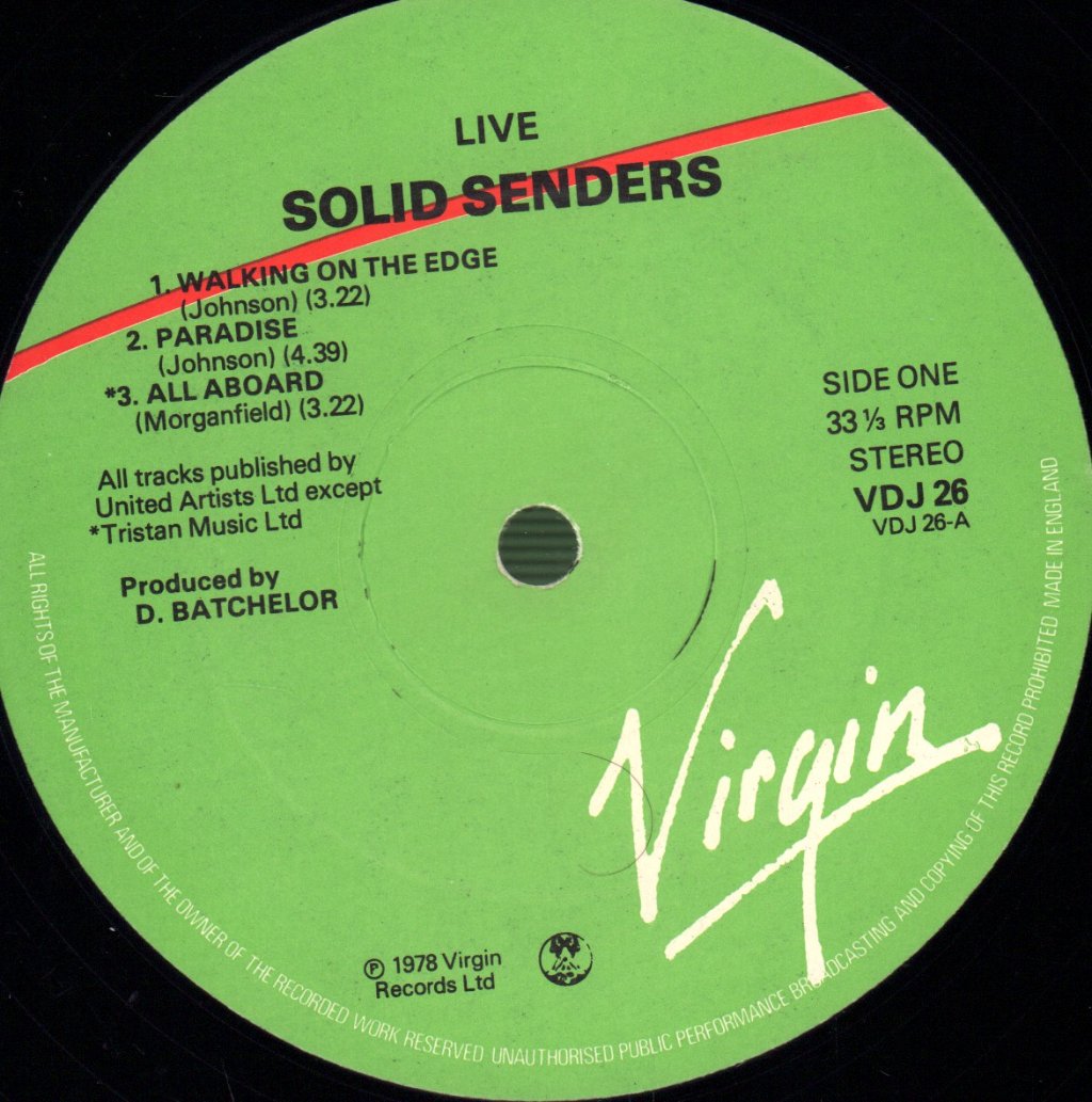 Solid Senders - Solid Senders - Double Lp