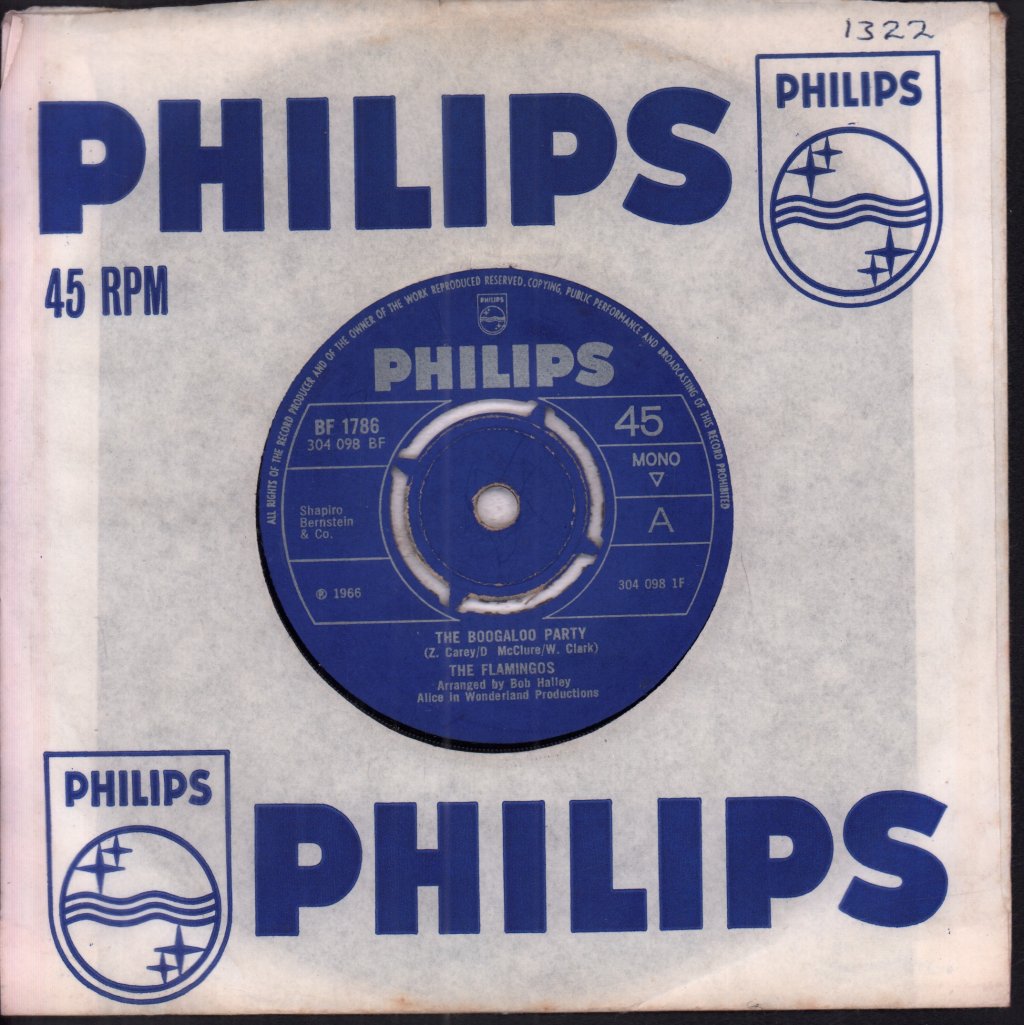 Flamingos (Doo Wop) - Boogaloo Party - 7 Inch