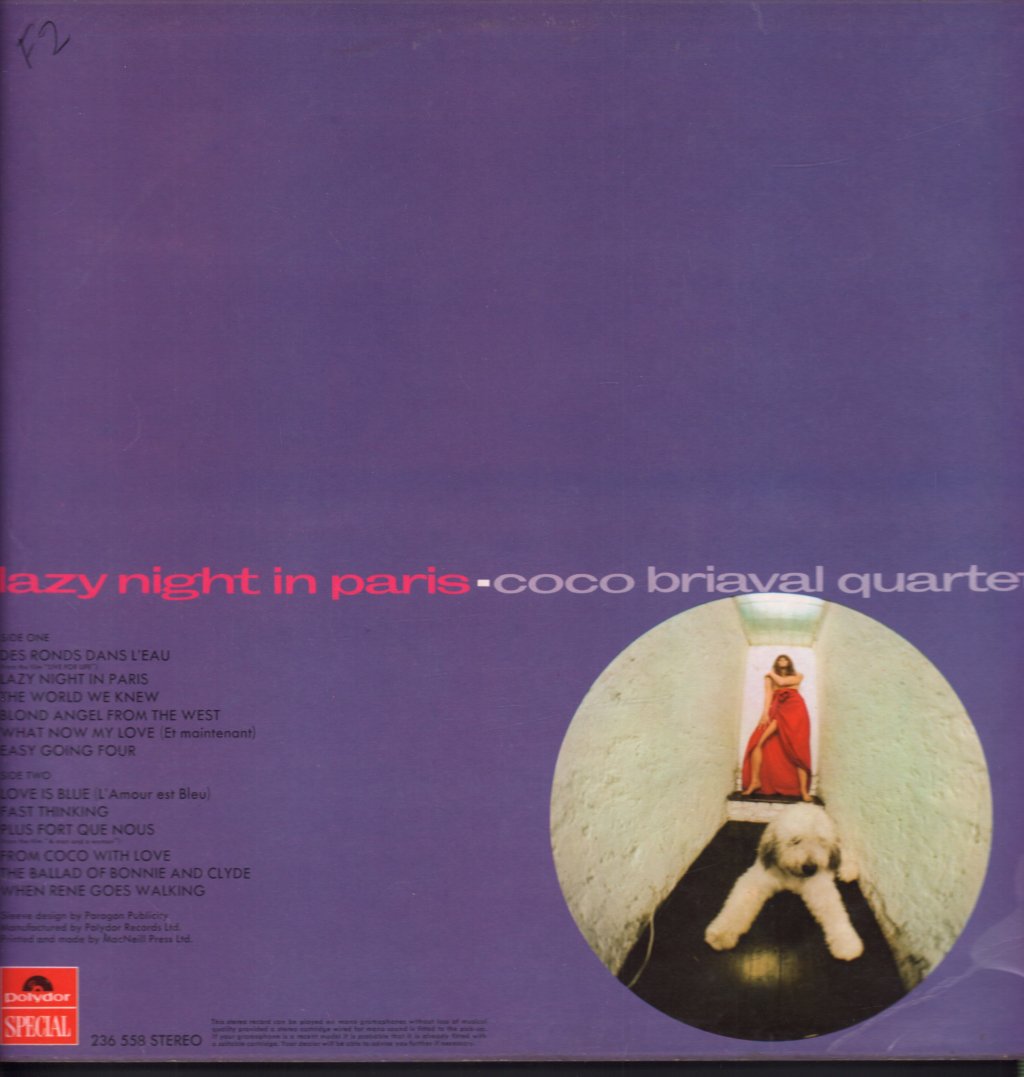 Coco Briaval Quartet - Lazy Night In Paris - Lp