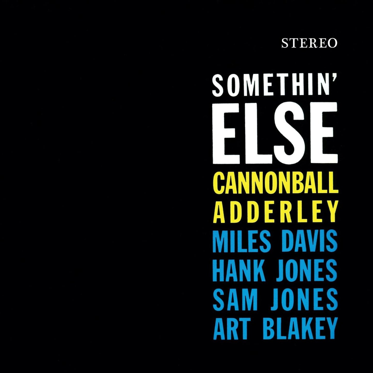 Cannonball Adderley - Somethin' Else - Lp
