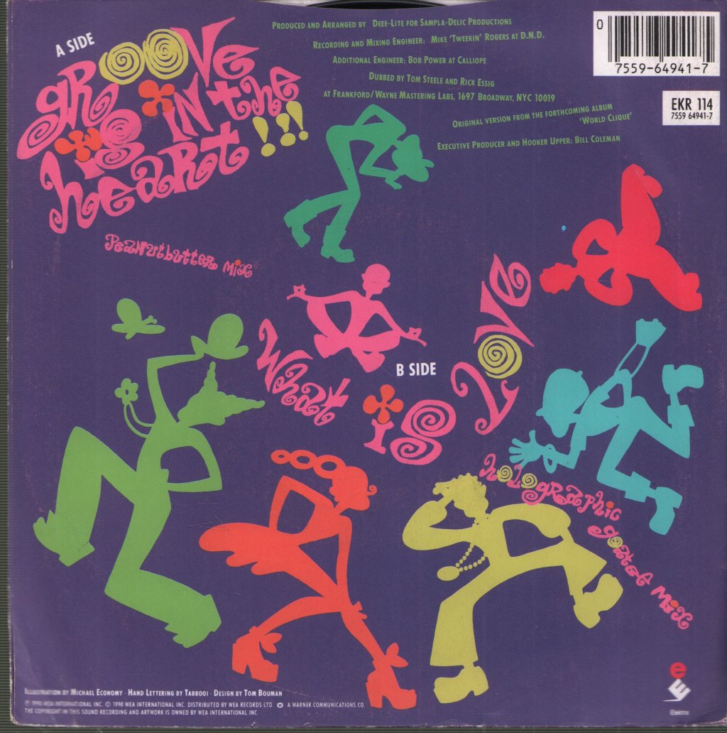 Deee-Lite - Groove Is In The Heart - 7 Inch