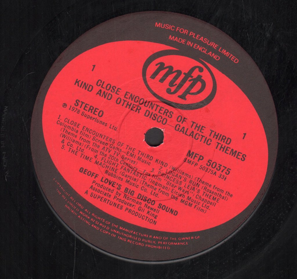 Geoff Love's Big Disco Sound - Close Encounters Of The Third Kind - Lp