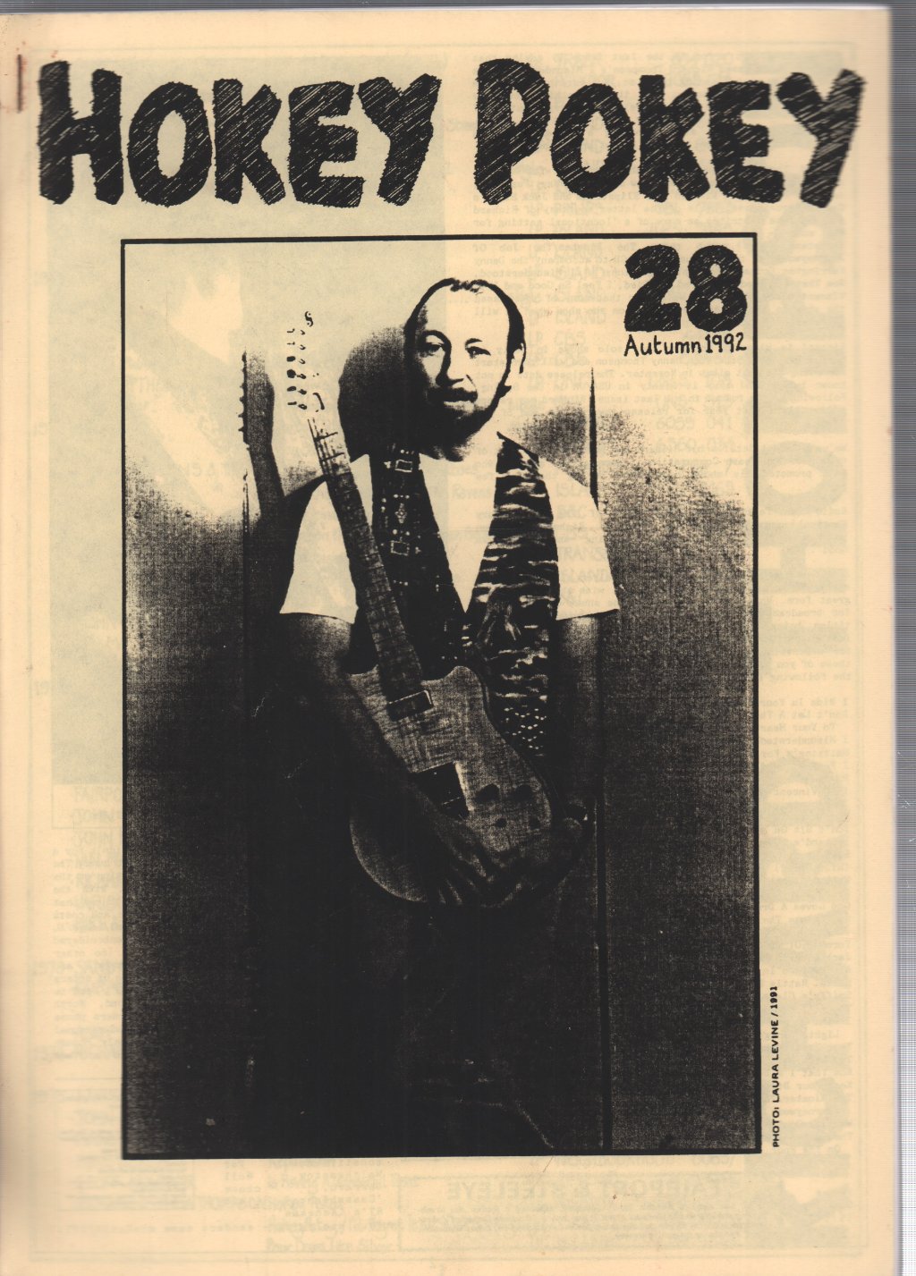 Richard Thompson - Hokey Pokey 28 - Autumn1992 - Fanzine