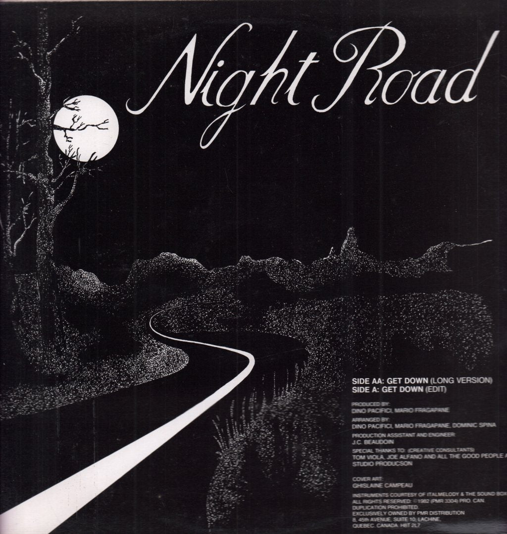 Night Road - Get Down - 12 Inch