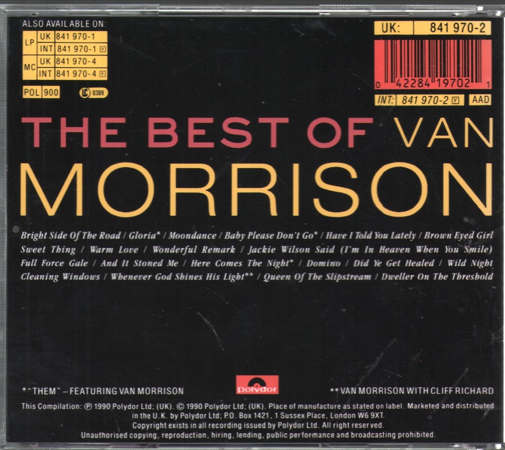 Van Morrison - Best Of - Cd