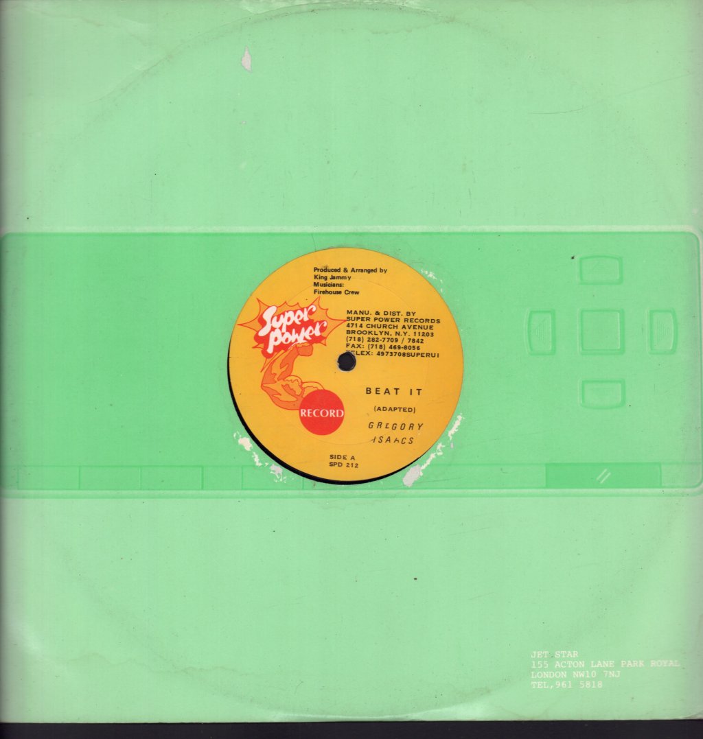 Gregory Isaacs - Beat It - 12 Inch