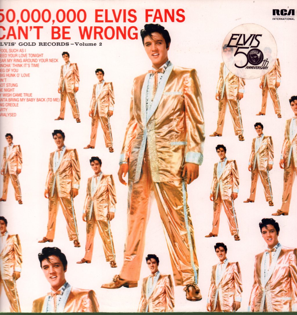 Elvis Presley - 50,000,000 Elvis Fans Can't Be Wrong - Lp