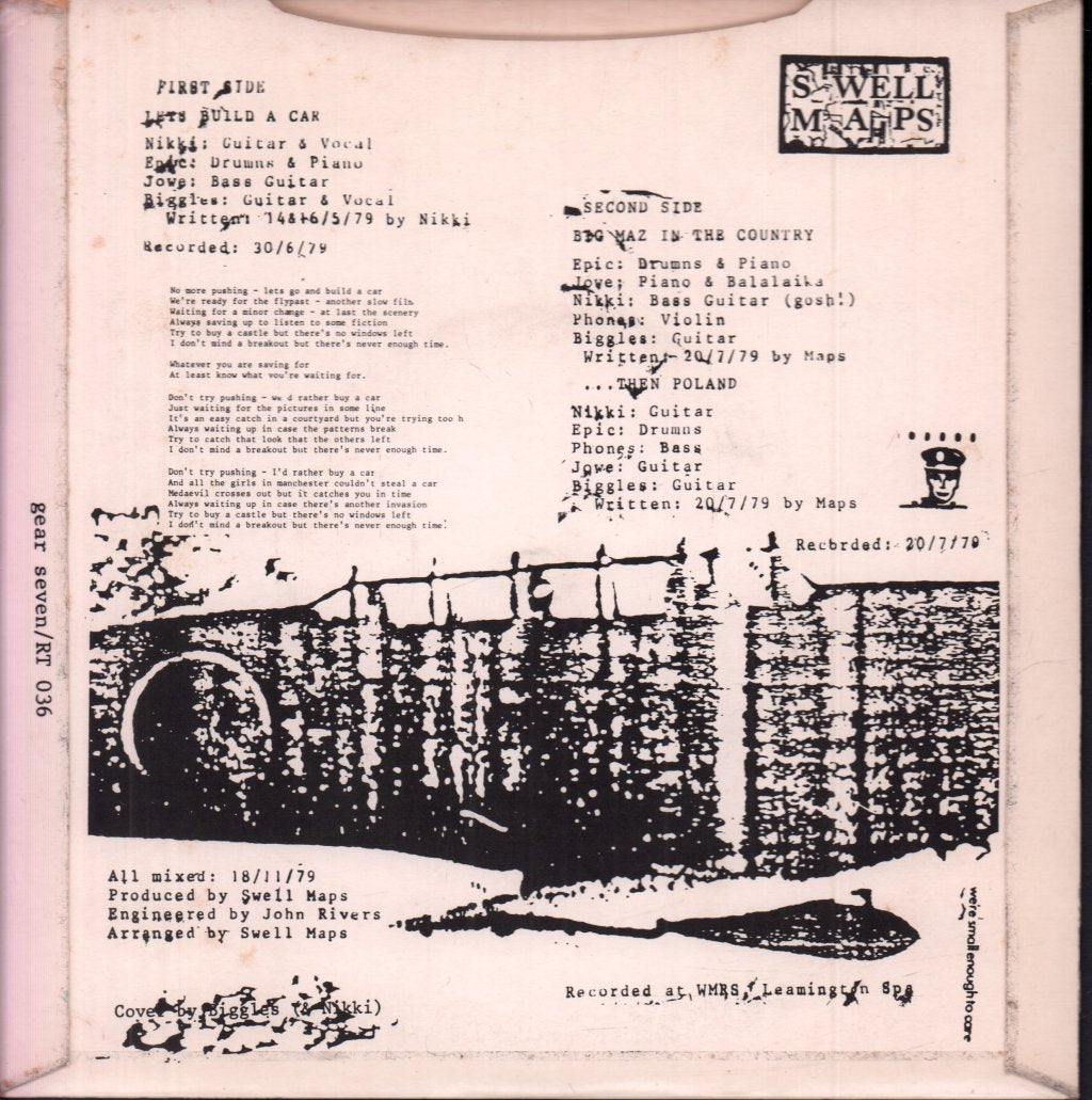 Swell Maps - Let's Build A Car - 7 Inch