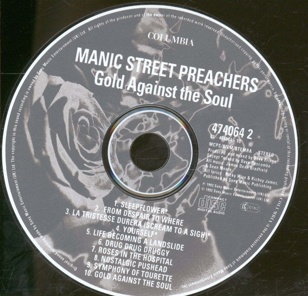 Manic Street Preachers - Gold Against The Soul - Cd