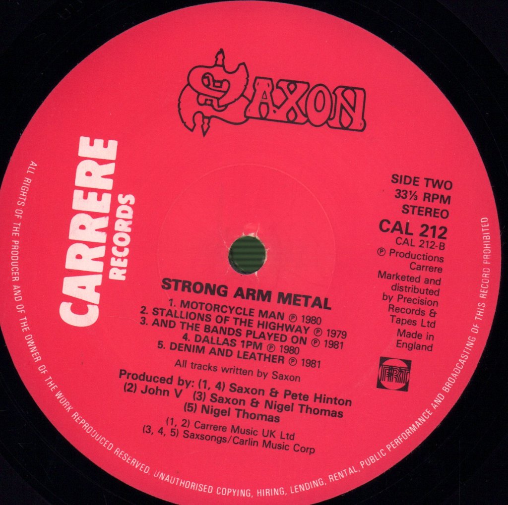 Saxon - Strong Arm Metal - Lp