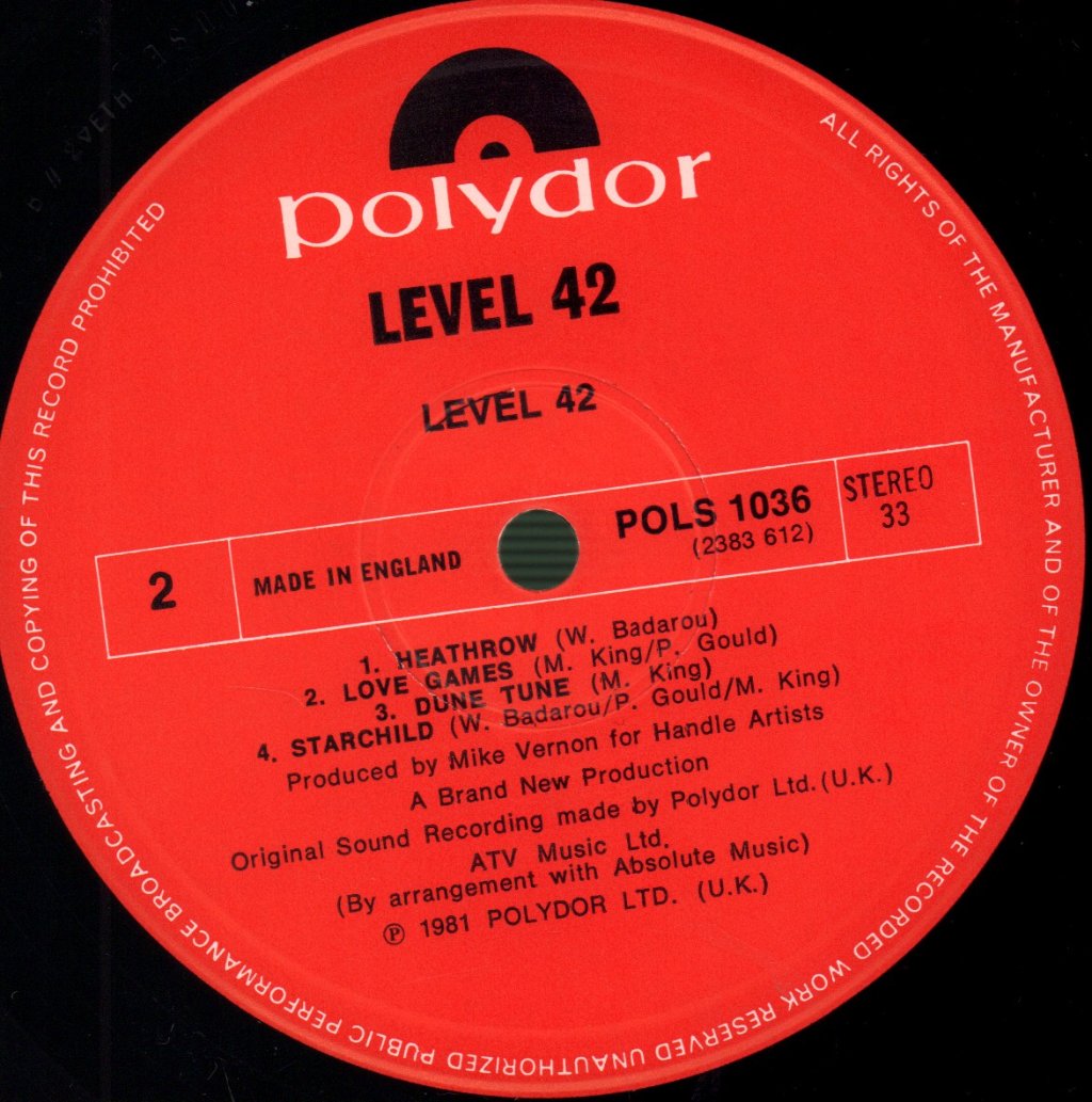 Level 42 - Level 42 - Lp